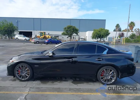 2017 Infiniti Q50 3.0T Red Sport 400 из США, поврежденный, VIN JN1FV7APXHM851133